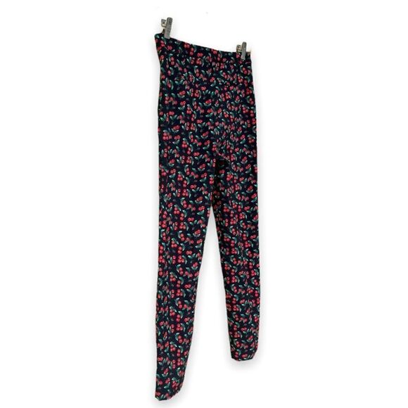 🍒 Cherry Print Skinny Slacks (Size 4) - Picture 6 of 7